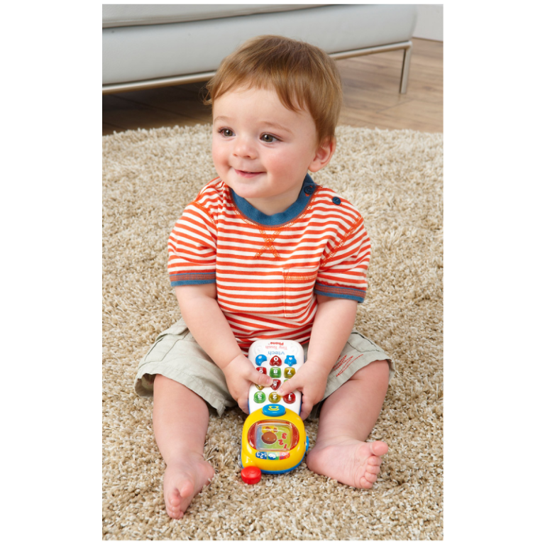 Vtech Tiny Touch Phone Toy Phone Baby Toys Olivers Babycare