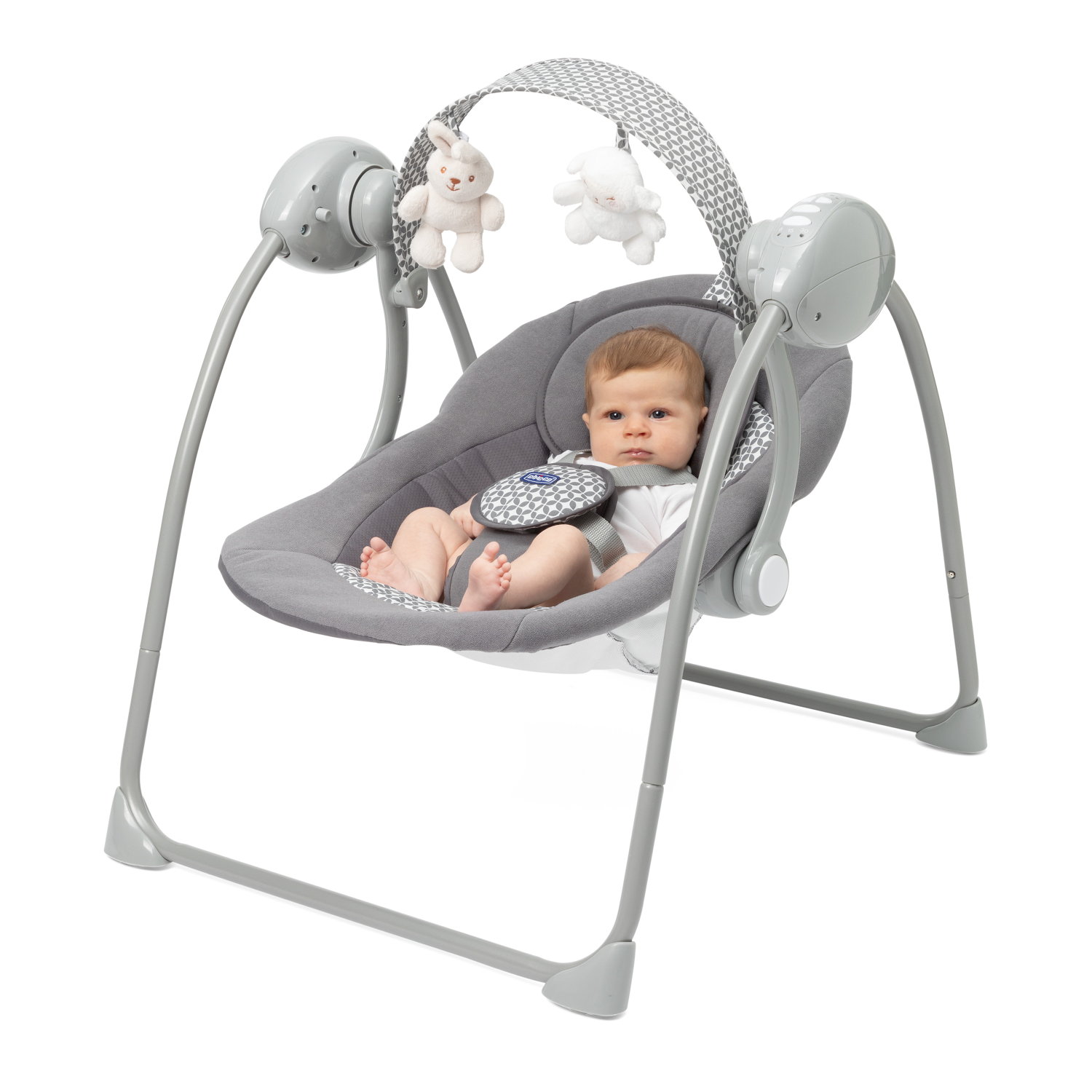 Chicco Relax and Play Swing - Dark Grey - Olivers BabyCare