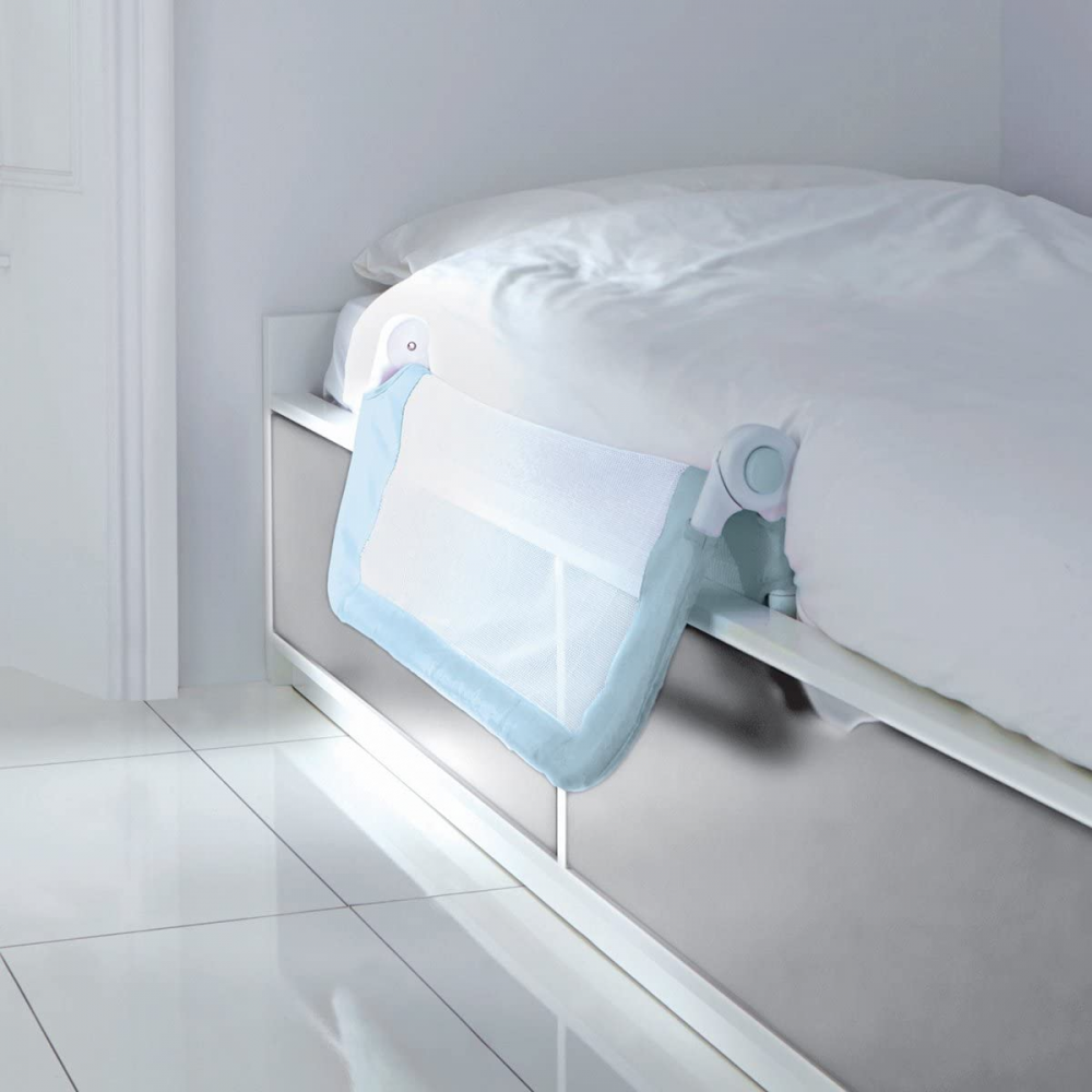 Lindam Easy Fit Bed Guard - Blue - Olivers BabyCare