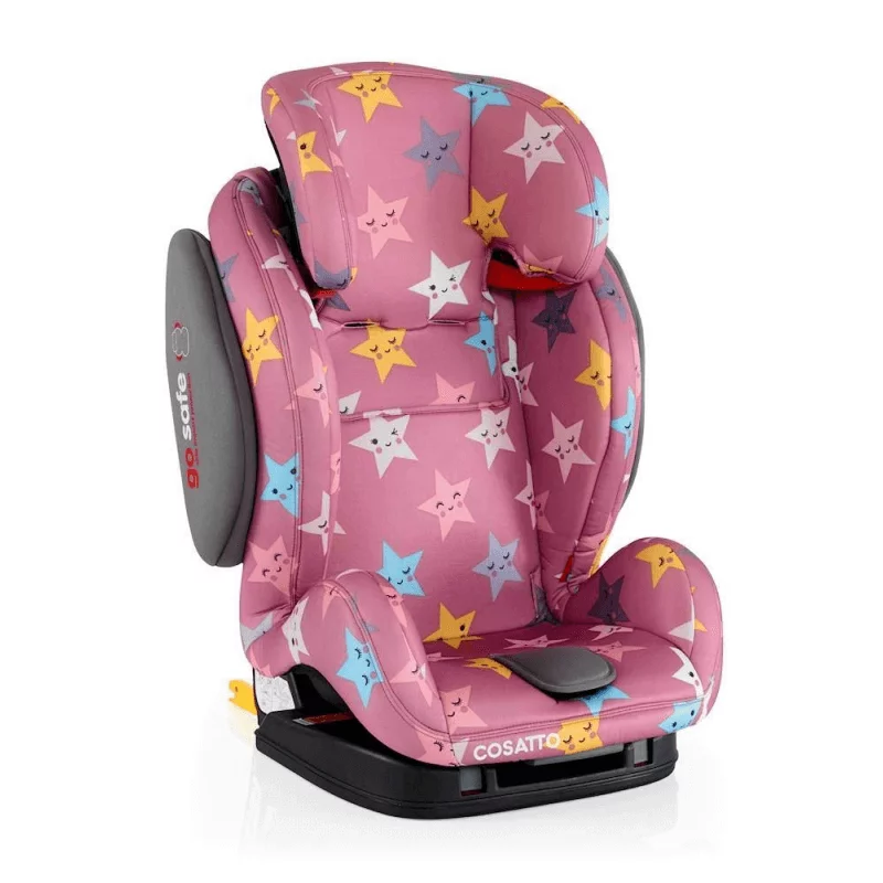 Cosatto Hug ISOFIX Group 1 2 3 Car Seat Happy Stars