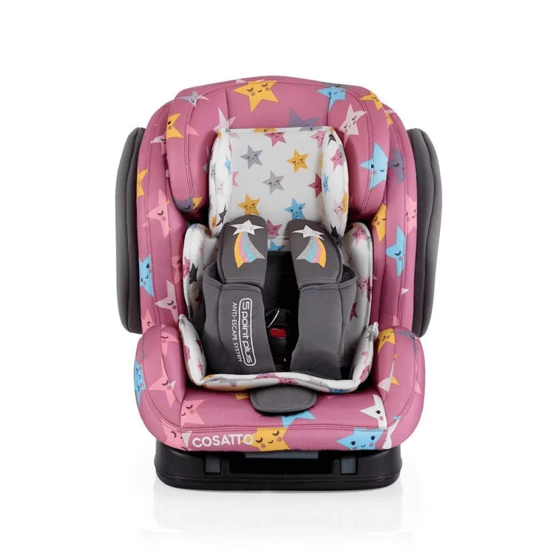 Cosatto Hug ISOFIX Group 1 2 3 Car Seat Happy Stars