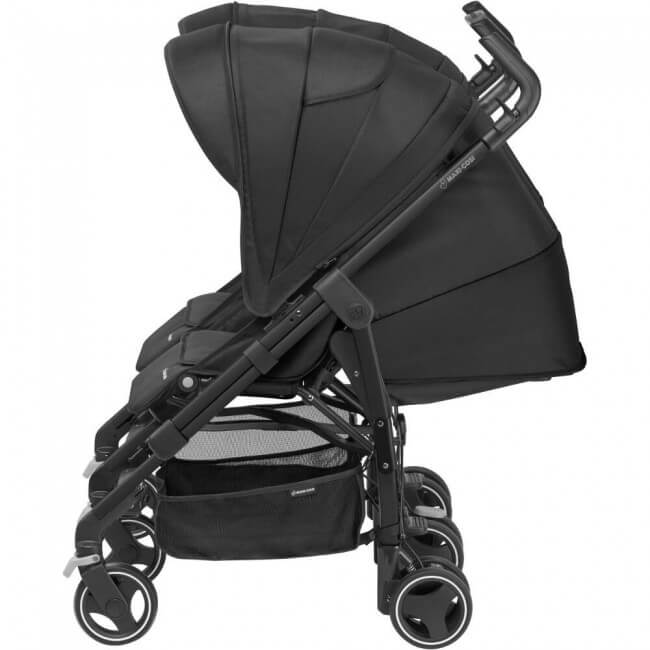 Maxi-Cosi Dana For2 Twin Stroller, Black
