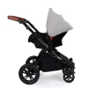 Ickle Bubba Stomp V3 All In 1 Travel System with ISOFIX Base - Silver On Black 15