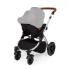 Ickle Bubba Stomp V3 All In 1 Travel System with ISOFIX Base - Silver On Silver 15