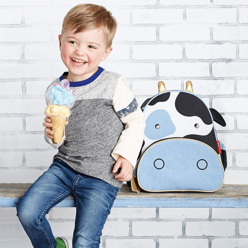 Kids discount cow backpack