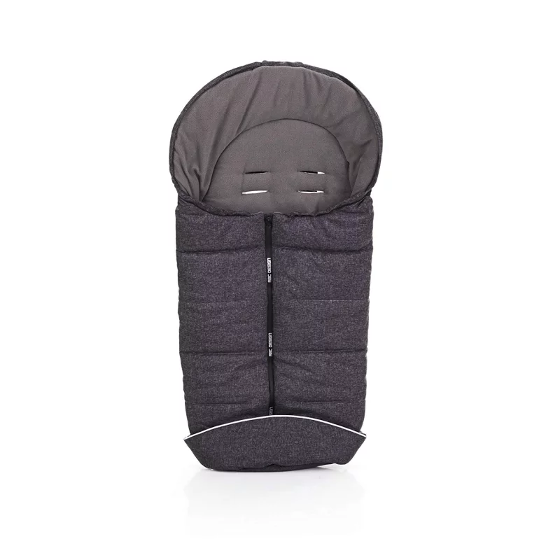 Dark Grey Street ABC Design Footmuff For 12m 3yr Olivers BabyCare