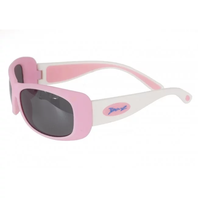 Baby Banz Flexers Polarised Sunglasses Pink White Olivers BabyCare