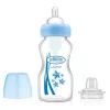 Dr Brown's 2-in-1 Transition Bottle 270ml - Blue