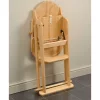 East Coast All Wood Folding Highchair 1