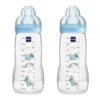 MAM Baby Bottle 330Ml - 2Pk - Boy