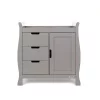 Obaby Stamford Sleigh Closed Changing Unit -Taupe Grey