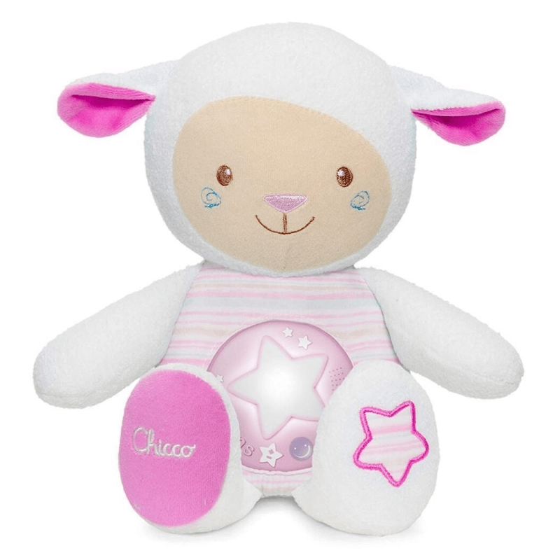 Chicco First Dreams Lullaby Sheep Nightlight Projector | Pink Baby Bear