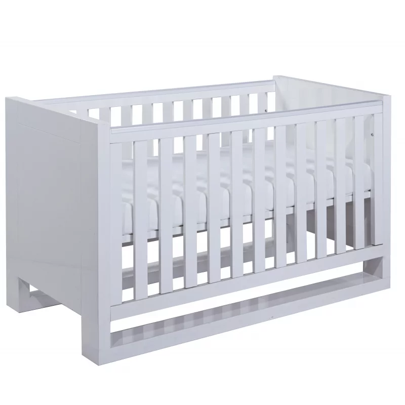 Tutti Bambini Rimini Cot Bed High Gloss Cot Bed Nursery Furniture