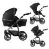 Venicci Silver 3 in 1 Travel System - Black