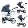 Venicci Pure 3 in 1 Travel System – Denim Black