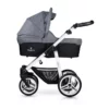 Venicci Soft Vento 3 in 1 Travel System - Denim Grey & White 1