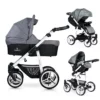 Venicci Soft Vento 3 in 1 Travel System - Denim Grey & White