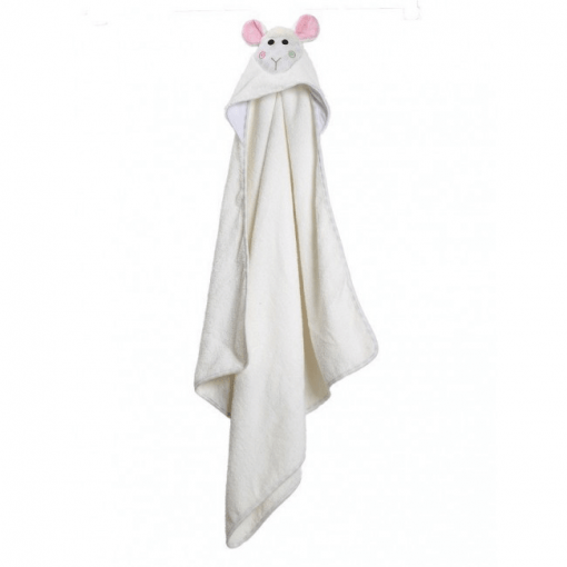 Zoocchini Baby Hooded Towels - Lola the Lamb