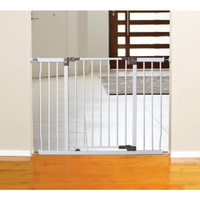 Tall hallway outlet gate