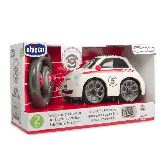 Chicco Turbo Touch Fiat 500 Remote Control Car White Olivers BabyCare