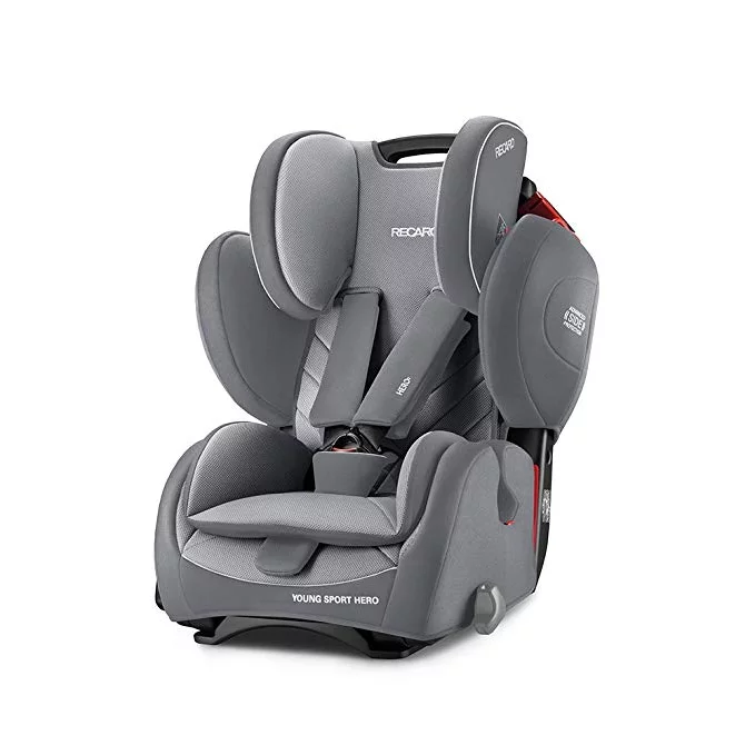 Recaro Young Sport Hero Group 1 2 3 Car Seat Aluminium Grey