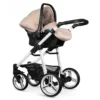 Venicci Soft Travel System Cream / White Carrycot