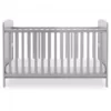 obaby grace cot bed warm grey 1