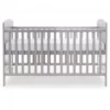 obaby grace cot bed warm grey 2