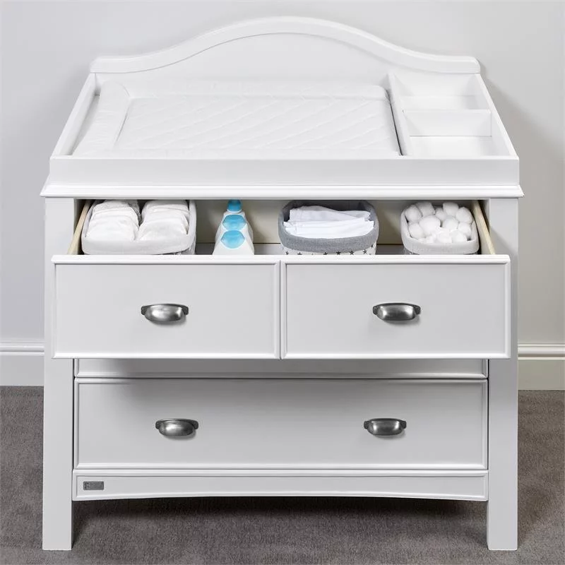 East Coast Toulouse 3 Piece Nursery Furniture Room Set Includes Cot Bed Dresser And Wardrobe White Olivers BabyCare