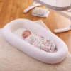 Purflo sleep Tight Baby Bed Soft White