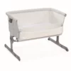 chicco next2me side sleeping crib light grey