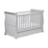 East Coast Nebraska Sleigh Cot Bed - Grey