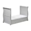 East Coast Nebraska Sleigh Cot Bed - Grey