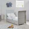 East Coast Nebraska Sleigh Cot Bed - Grey