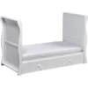 East Coast Nebraska Sleigh Cot Bed - White