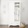 Clara 2 Double Door Wardrobe Open Nursery