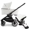 Emmaljunga NXT60 Carrycot and Seat Black White