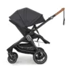 Emmaljunga NXT60 Travel System (Ergo Seat) - Outdoor BlackLounge Black - Seat