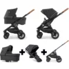 Emmaljunga NXT60 Travel System Outdoor Black Lounge Black