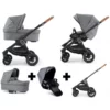 Emmaljunga NXT60 Travel System Outdoor Black Lounge Grey