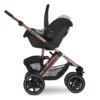 Tulip Car Seat Rose Gold Stroller Extended