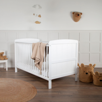 Obaby grace hotsell cot bed white