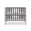 bantam space saver cot taupe grey front view