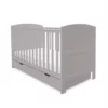 Coleby Cot Bed & Under Drawer grey