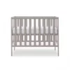 bantam space saver cot front view warm grey