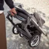 Inglesina Aptica System Quattro- Kensington Grey - Stroller folded