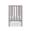 bantam space saver cot - side view warm grey