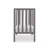 bantam space saver cot taupe grey side view