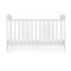 minnie mouse hearts cot bed front view low