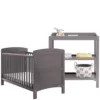 obaby grace 2 room set taupe grey